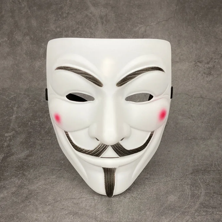 Фильм Косплэй V for Vendetta хакер анонимные маска Гай Фокс Хэллоуин для