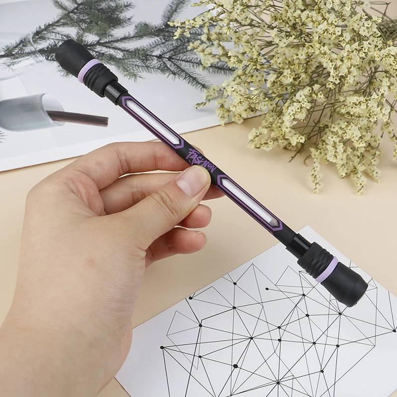 

1PCS Spinning Pen Creative Flash Rotating Gaming Gel Pens For Student Gift Toy Random