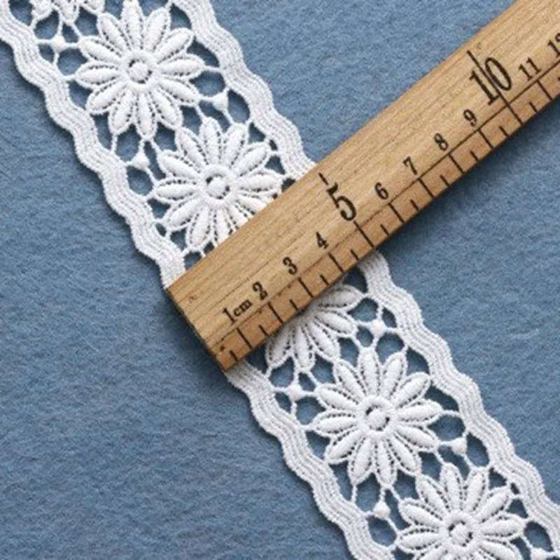 Milk silk water soluble embroidery lace exquisite white openwork fabric handmade accessories | Аксессуары для одежды