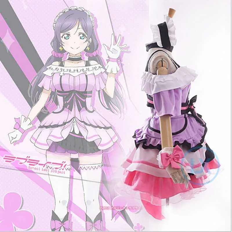Аниме Love Live! Школьный идол проект ощущение Кира! Костюм для косплея Nozomi Tojo костюм