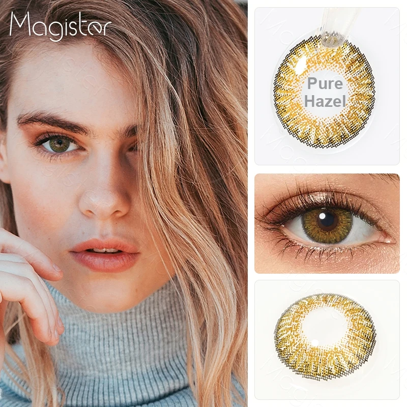 Контактные линзы для глаз 3 тона 1 пара цветных контактных линз|Контактные линзы| |