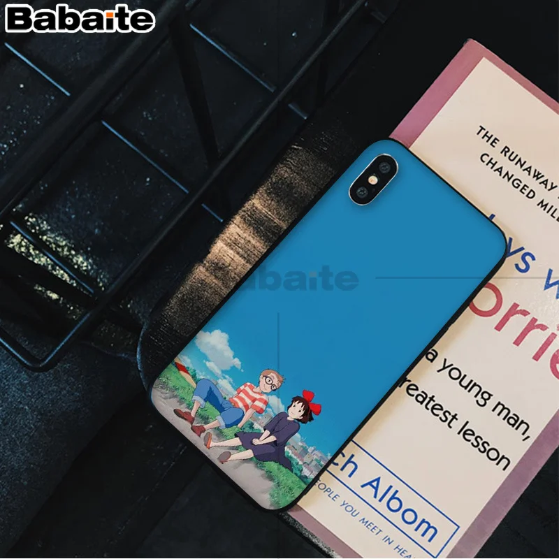A3 Babaite Kikis служба доставки ТПУ черный чехол для телефона чехол для iPhone X XS MAX 6 6S 7 7plus 8 8Plus 5 5S XR - Цвет: A3
