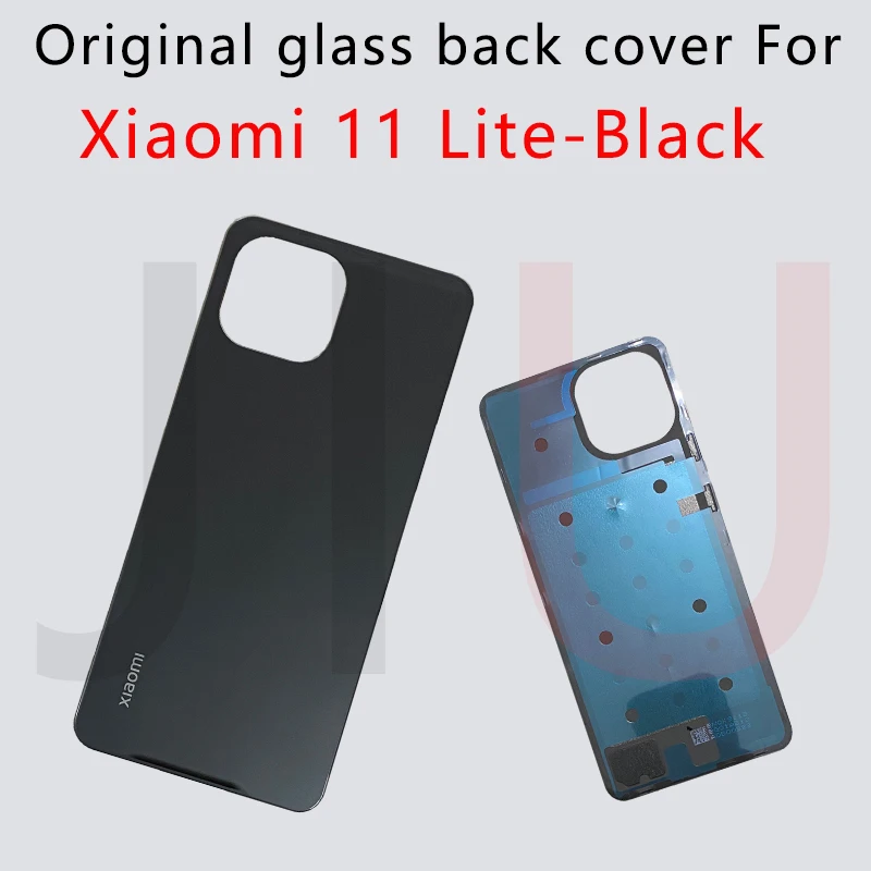 Original Back Cover Glass For Xiaomi Mi11 Lite Battery Housing Door Cases mi 11lite back Replacement | Мобильные телефоны и