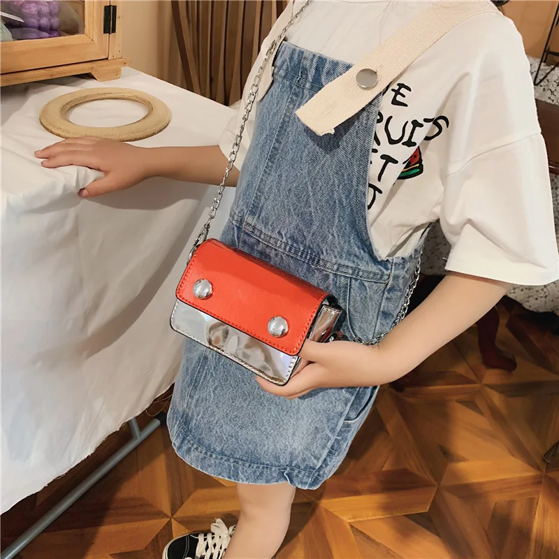 Новая стильная детская сумка из искусственной кожи в Корейском стиле милая через