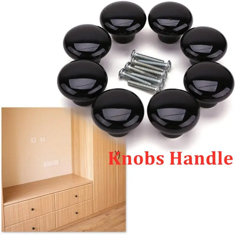 4 шт ручки для шкафа керамические и Ящики круглые кухонного дверные с винтом