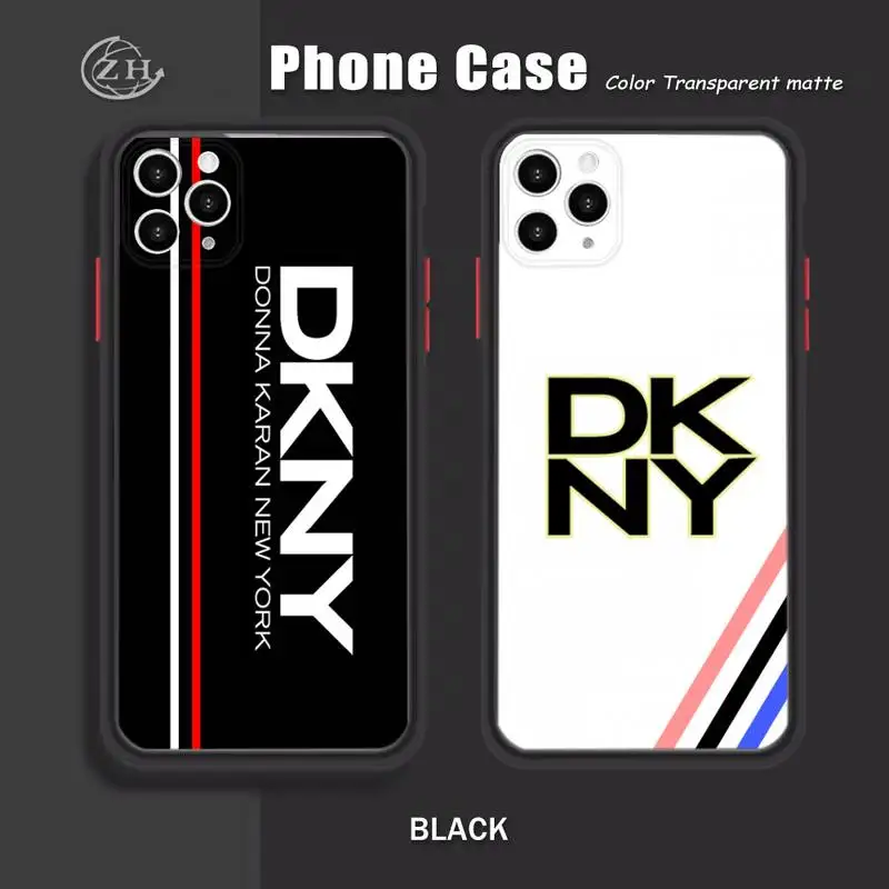 

D-DK-NY Phone Case Carcase Funda For Iphone Xr X Xs 7 8 Plus 11 12 13 Mini Pro Max Mobile Shell Matte