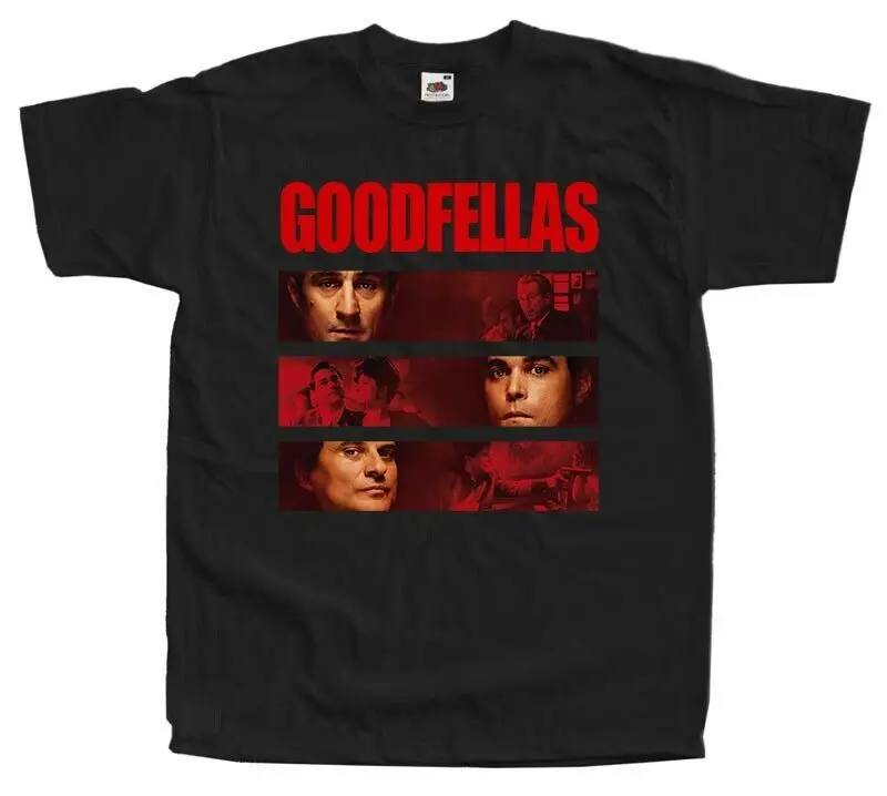 Goodfellas Мужская Гангстерская Футболка постер фильма 100 хлопок все размеры S 5Xl V1| |