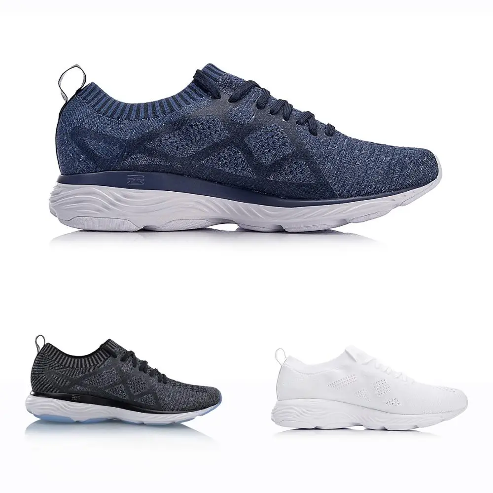 Мужская беговая Обувь LN CLOUD III дышащие кроссовки с подкладом Li Ning спортивные из