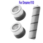 Детали для Dreame V10, ручные аксессуары, HEPA фильтр, роликовая щетка, мягкая пушистая щетка, основная щетка