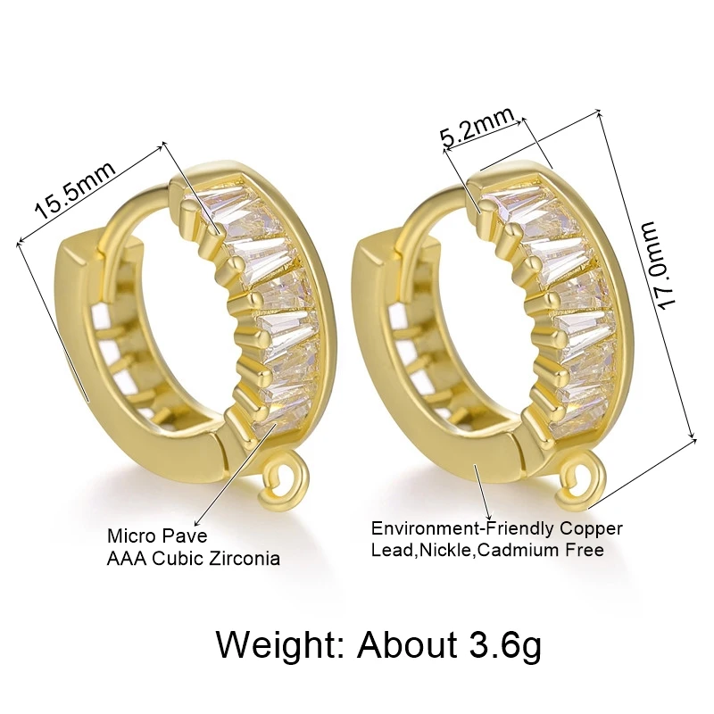 Ювелирные изделия Juya сделай сам Золотой/Серебряный цвет застежка базовый замок
