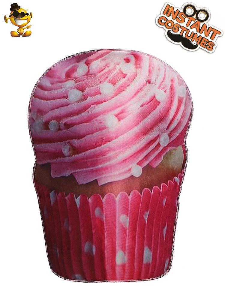 

Christmas Man Ice Cream Cake Costumes Dress Up Carnival Clothes Cosplay One Size Ice Cream Jumpsuit for Unisex Adult