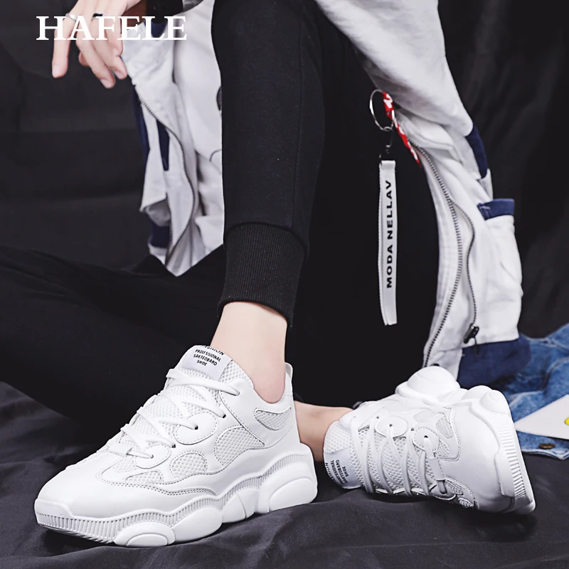 Новинка мужская повседневная обувь из сетчатого материала на шнуровке легкие