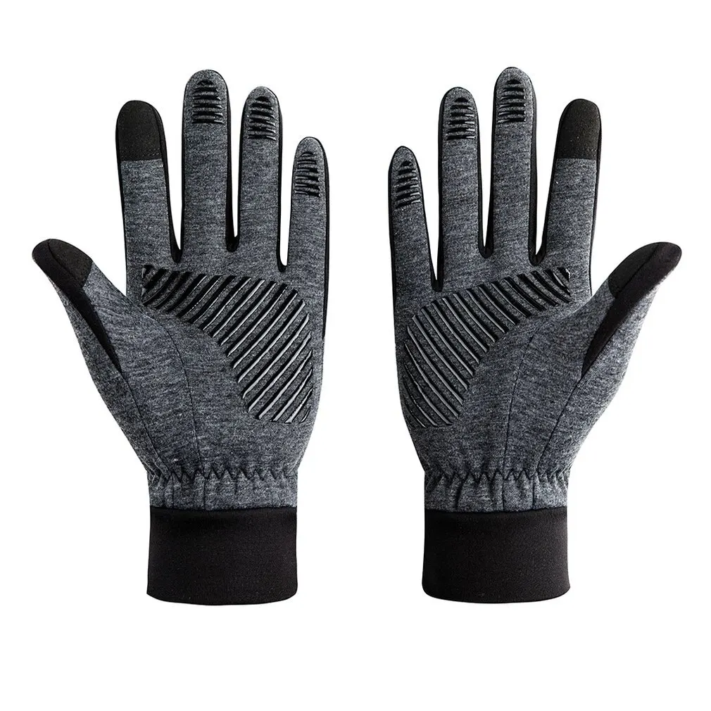 

Mens Winter Warm Gloves With Anti-Slip Elastic Cuff Thermal Soft Lining Gloves Driving Thermo Handschoenen