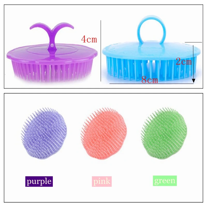 Расческа для питомцев кошек собак массажная купания пластиковая Мягкая