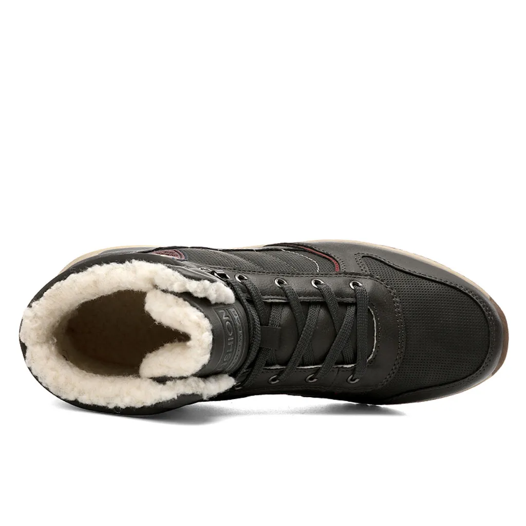 

Big Size 47 Sneakers High Quality 2020 Mens Winter Shoes Leather Travel Boots Men Non-slip Casual Shoes Men Footwear