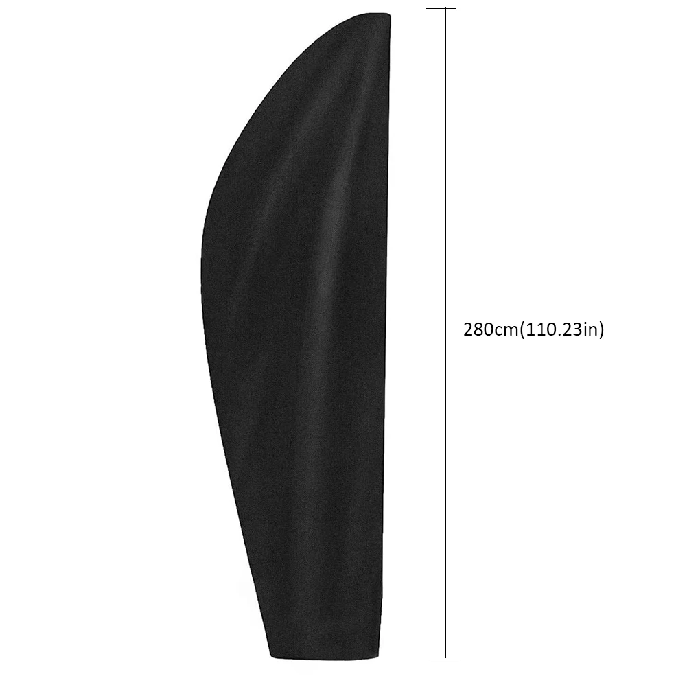 

205-280cm Outdoor Patio Umbrella Waterproof Protective Cover With Zipper For Garden Cantilever Parasol Umbrellas Case Cover