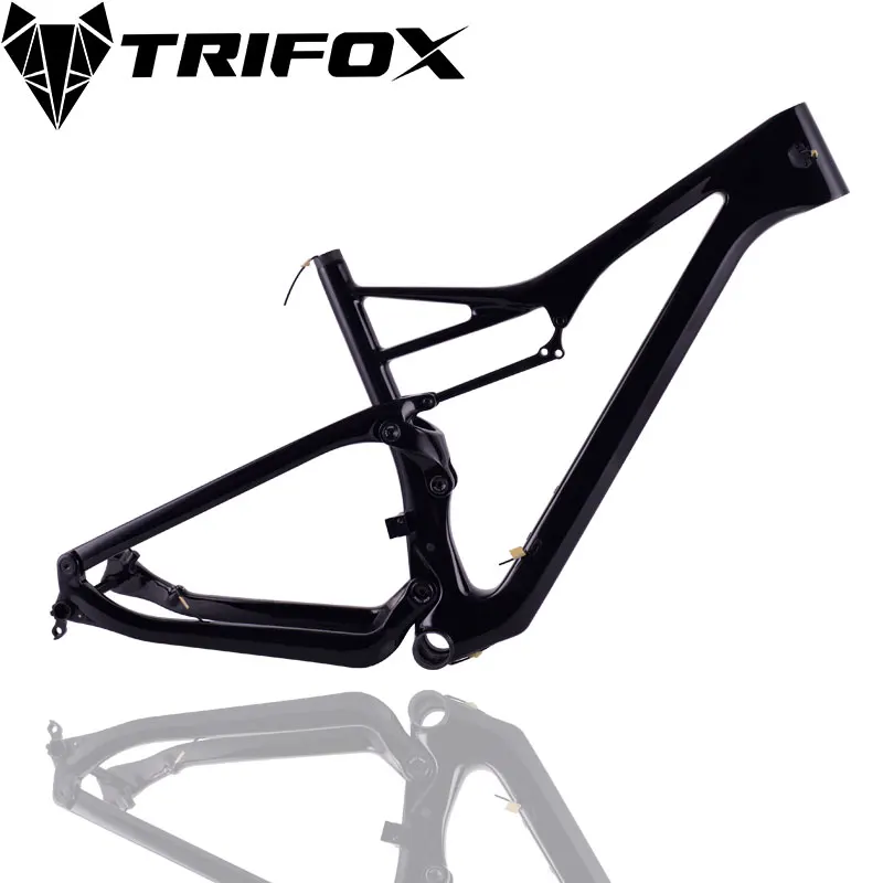 TRIFOX рама карбоновая для горного велосипеда 29er Подвеска MTB велосипедная Рама T700 UD