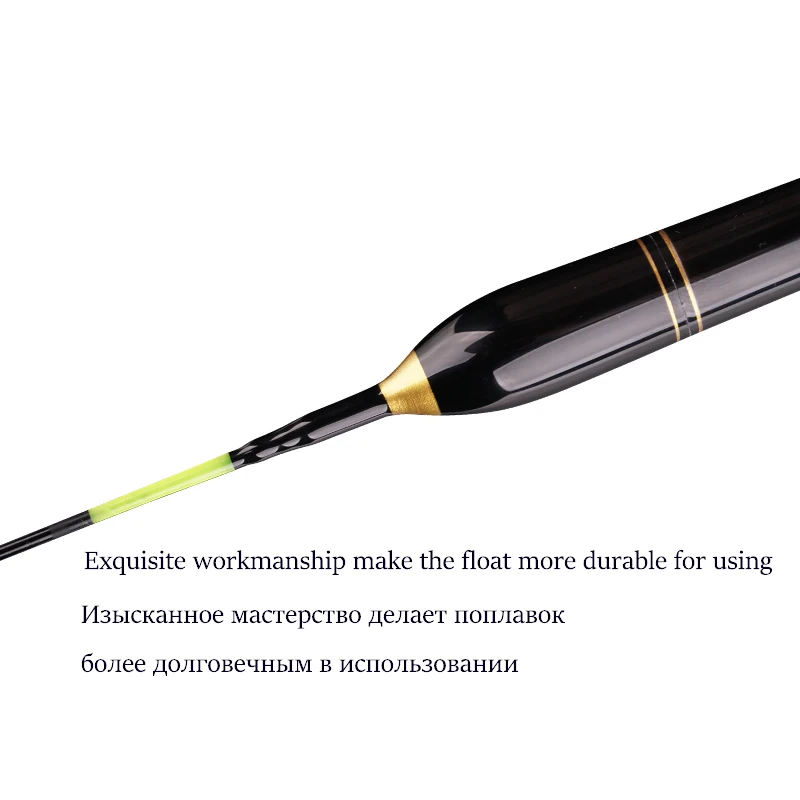 Композитный Nano Электрический буй для Глубоководной Рыбалки светящийся поплавок