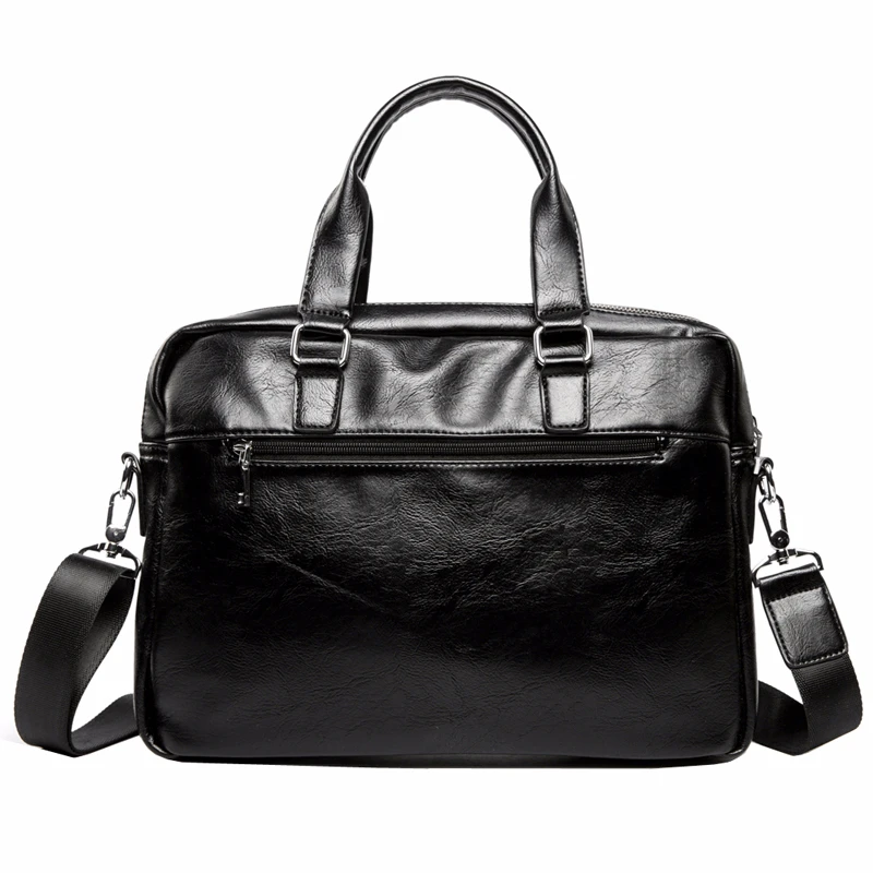 

Leather Business Messenger Bag Briefcase Laptop Handbag for Men Computer Crossbody Shoulder Travel Work Outdoor Daypack