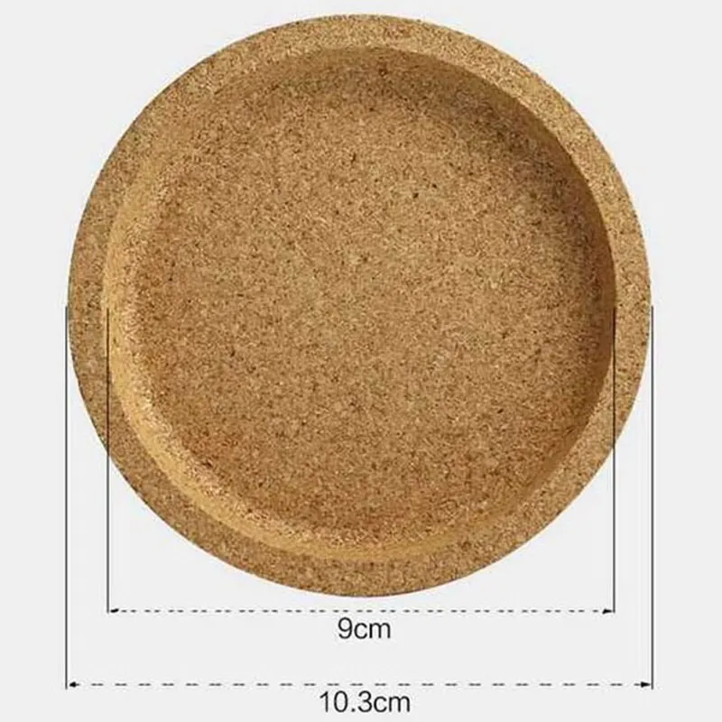 Wooden Slip Slice Heat Insulation Placemat Tea Coasters Cup Mug Drinks Holder Mat Pads For Coffee Round Cork Coaster | Дом и сад