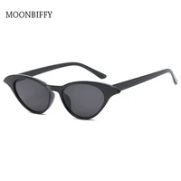 Vintage Women Cat Eye Brand Designer Sunglasses Black Platic Female Vintage Sunglass Hot Sell Sun Glasses Feminino UV400