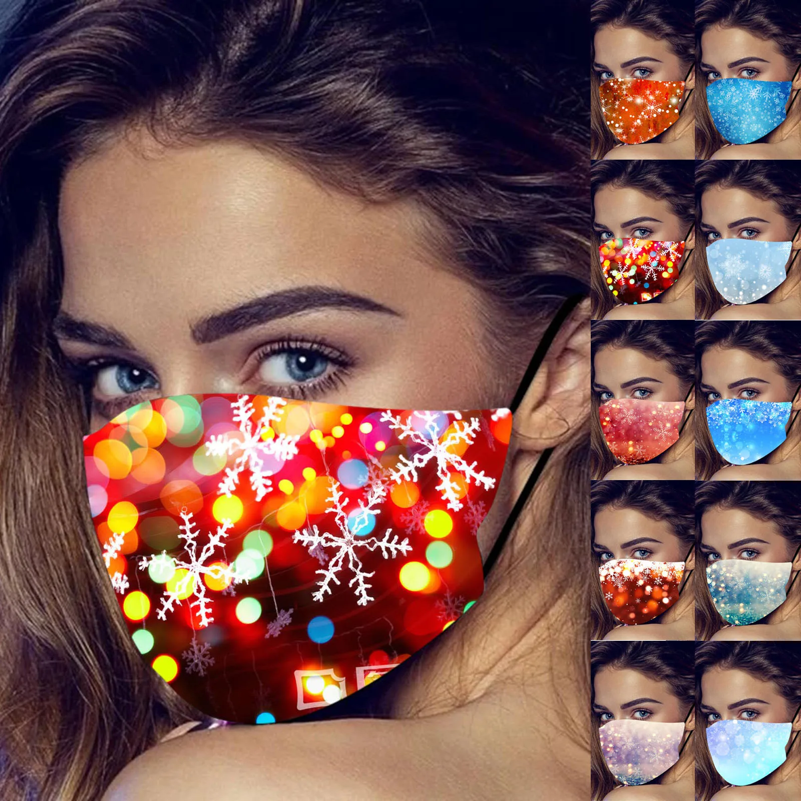 Модная Регулируемая многоразовая маска для рта удобная красивая ветрозащитная