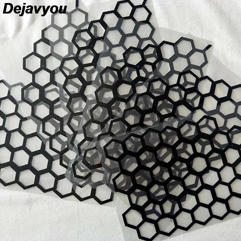 

Стильная наклейка на задний фонарь автомобиля, s, ПВХ, соты, 6 шт., декоративная наклейка на задний фонарь автомобиля, черная, подходит для ...