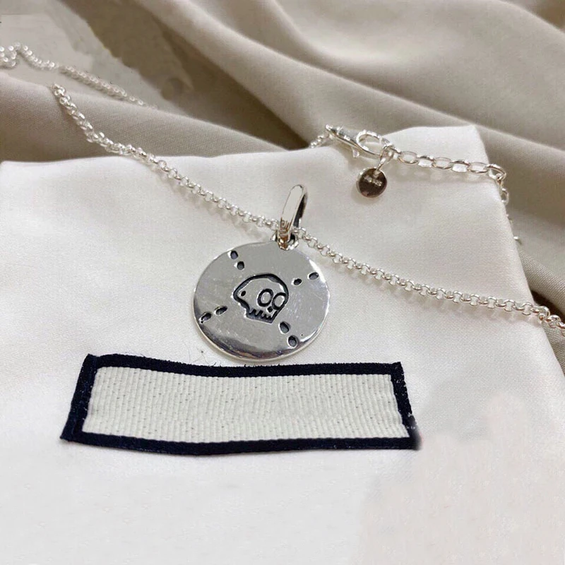 

2021 trendy luxury brand original retro necklace letter wedding necklace couple necklace and pendants for women sets