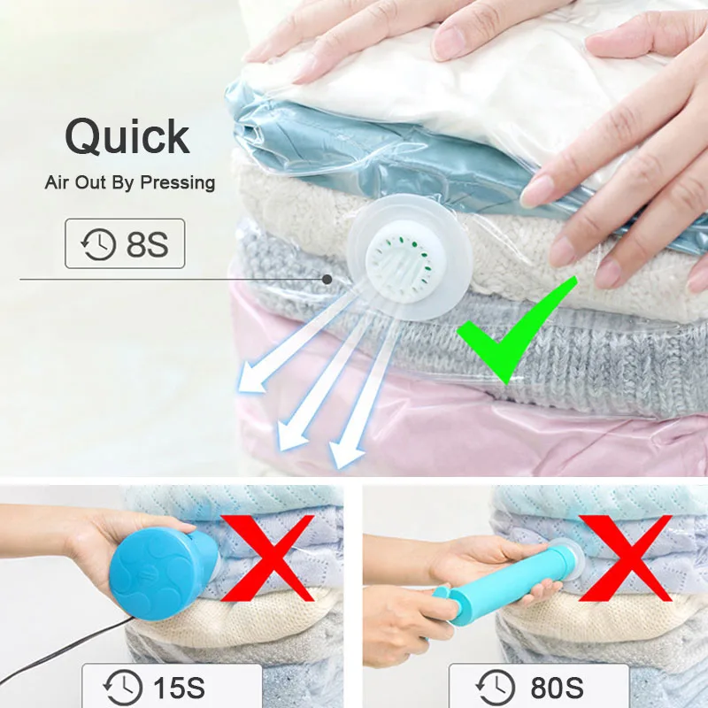 Вакуумные пакеты для хранения одежды одеяла свитера подушки домашние