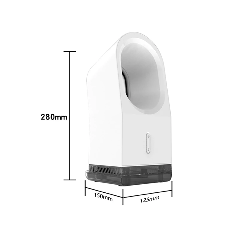 

3 in 1 Portable USB Mini Cooling Fan Bladeless Desktop Fan Air Humidifier with LED Light for Bedroom Office