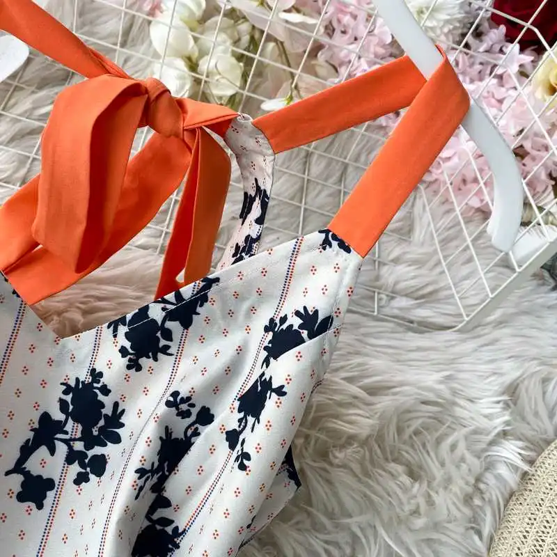 

New 2020 Sexy Beach Dress Dress Fashion Women V-neck Irregular Hem Long Robe Ladies Vintage Floral Printed Party Dress Vestidos