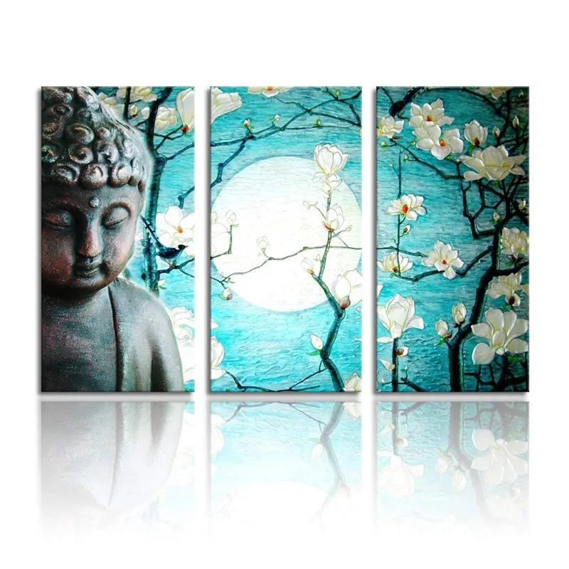 

Diy Diamond Painting 3pcs Buddhist Love calmness Buddha Cross Stitch Needlework Rhinestone Mosaic 5D Diamond EmbroideryZP-2800