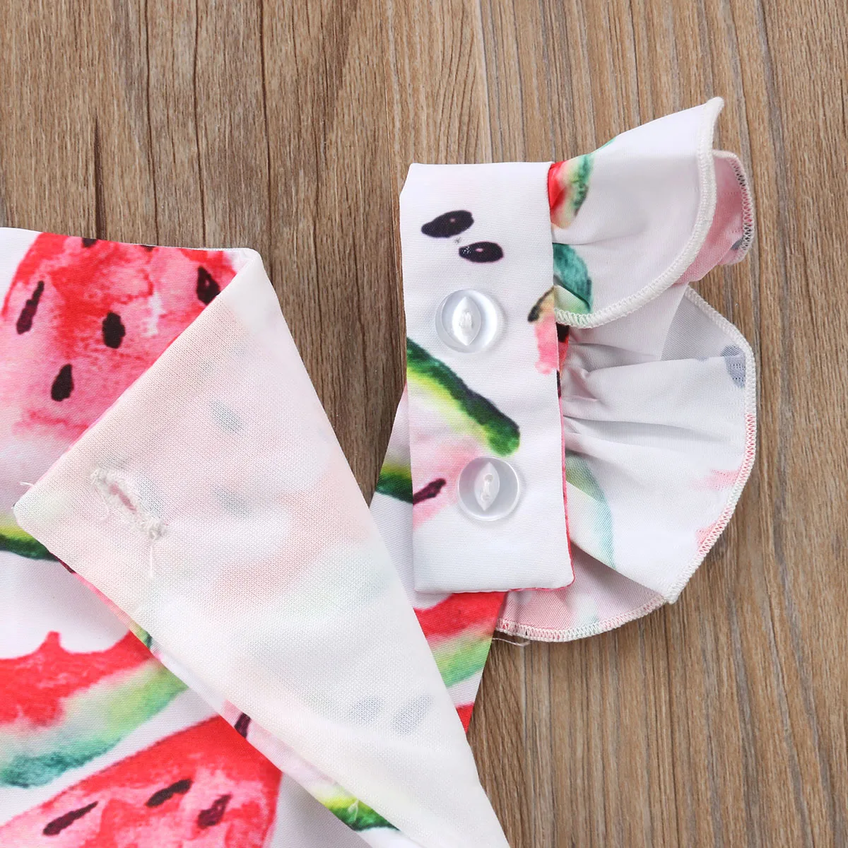 Новинка 2020 года комбинезон для маленьких девочек с рисунком арбуза боди платье