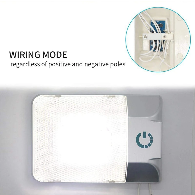 Потолочные светильники для автофургона 24 светодиода одиночный внутренний