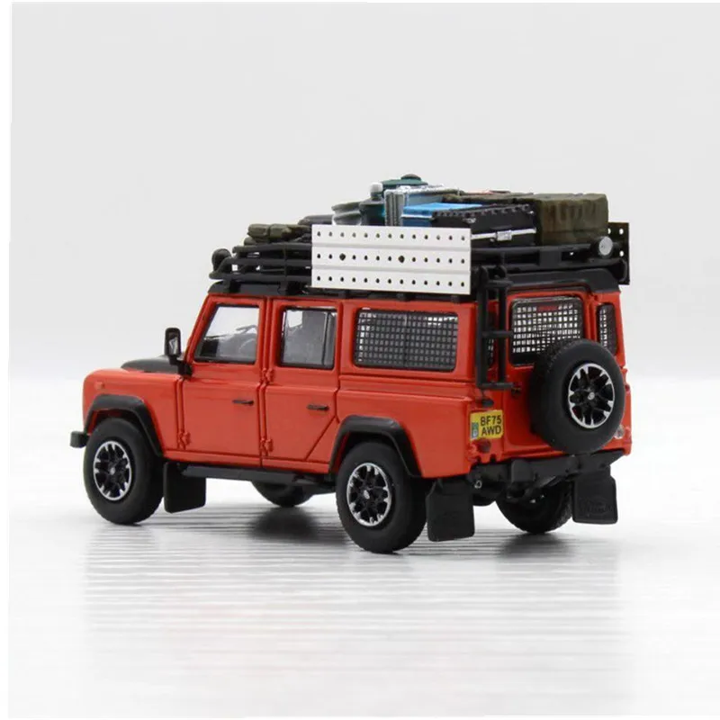 Master 1: 64 легкосплавная модель автомобиля land rove коллекция и подарок из металла модель внедорожника с аксессуарами - Цвет: orange