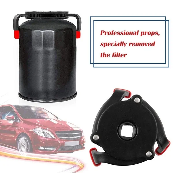 Универсальный односторонний 3-х кулачковый ключ для масляного фильтра с