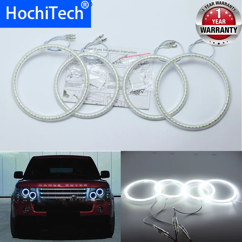 Ультра яркие красные/зеленые/Белый светодиодный глаза ангела halo Кольцо Комплект