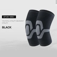 1pc elastic knee pads nylon sports fitness kneepad fitness gear basketball volleyball brace protector sports safety