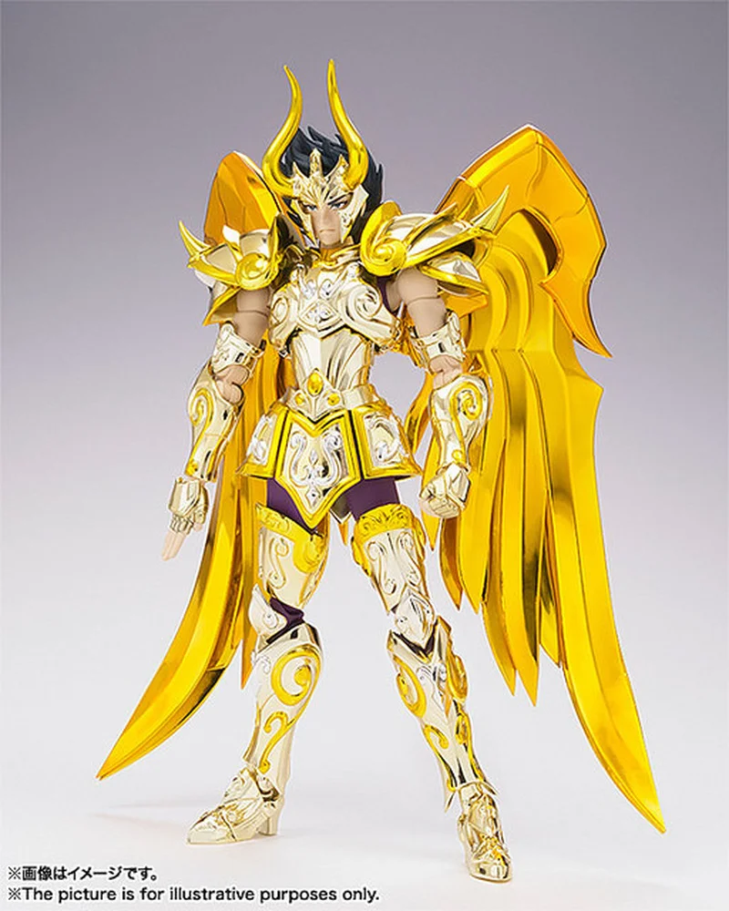 

Bandai Anime MC Saint Seiya EX Capricorn Capricorn Shura17cm Action Figure Metal Armor Anime Model Toys