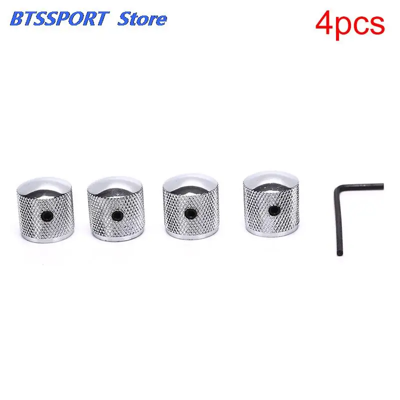 4 шт. бас купольные ручки для электрогитары/бас Ручка управления громкостью