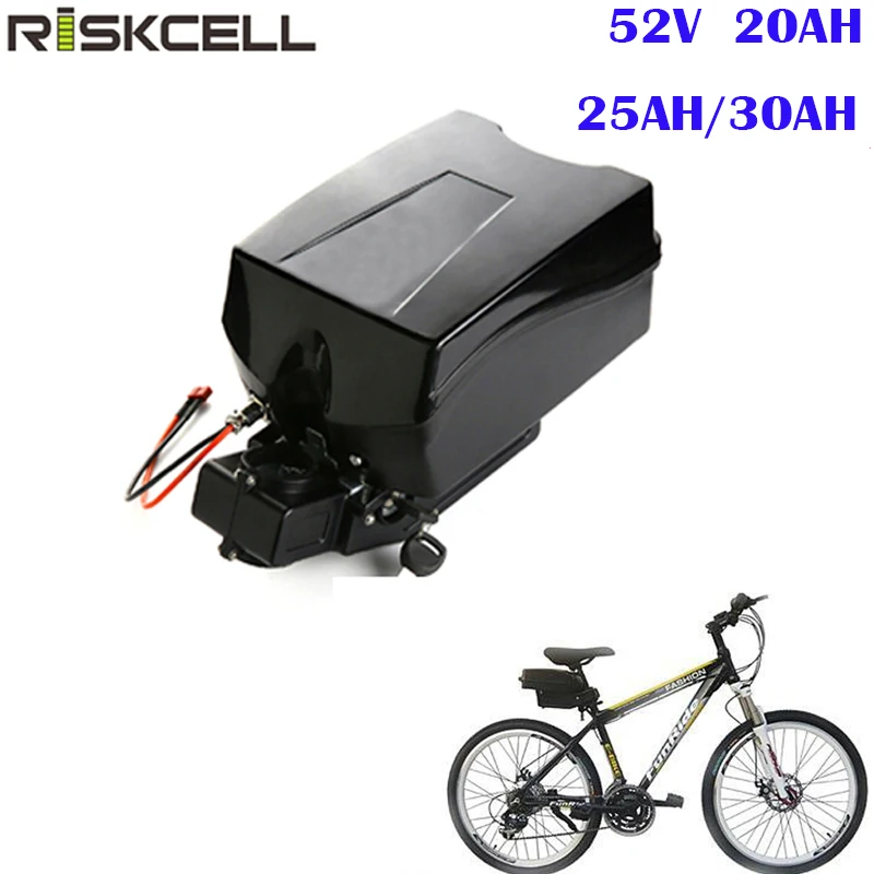 

48V 1500w electric bike battery 52v 20ah 25ah 30ah ebike lithium battery Frog e bike accu bateria para bicicleta batterie e bike