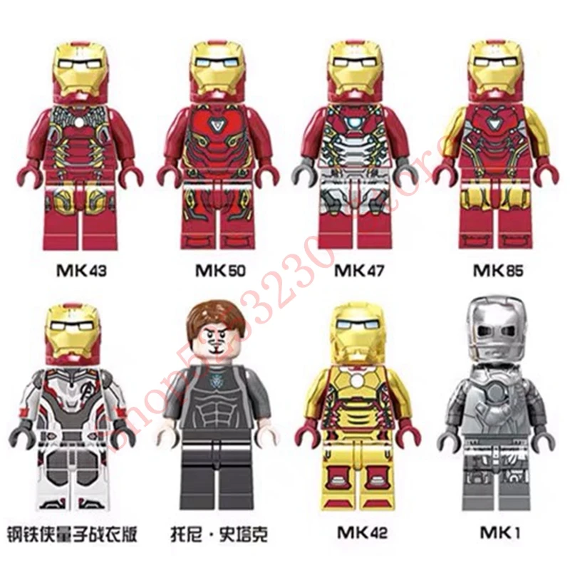 Marvel Мстители 4 Железный человек Базовые наборы битва Quinjet Buster строительные блоки