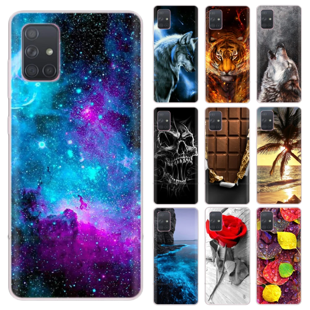 

Phone Case For Samsung Galaxy A71 A51 Case Cover Soft Silicon Bumper For Samsung Galaxy A51 A515 A71 A715 Coque Back Shell Cases
