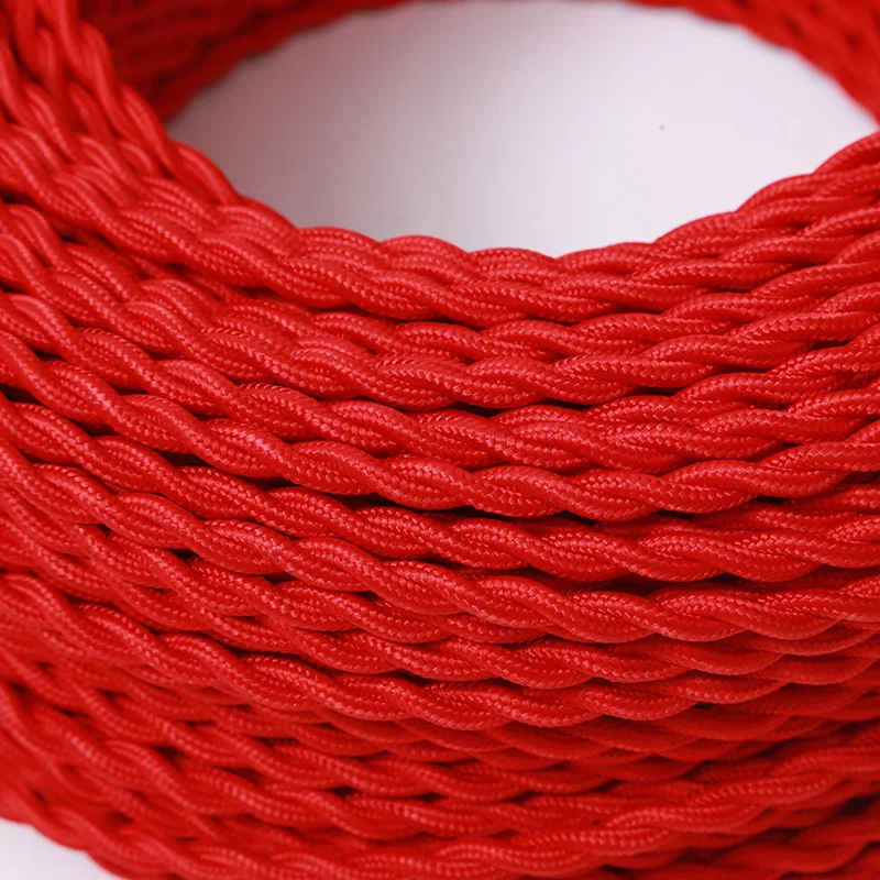 Кабель освещения яркий тканевый шнур Европейский сертификат VDE 2 жильный 3