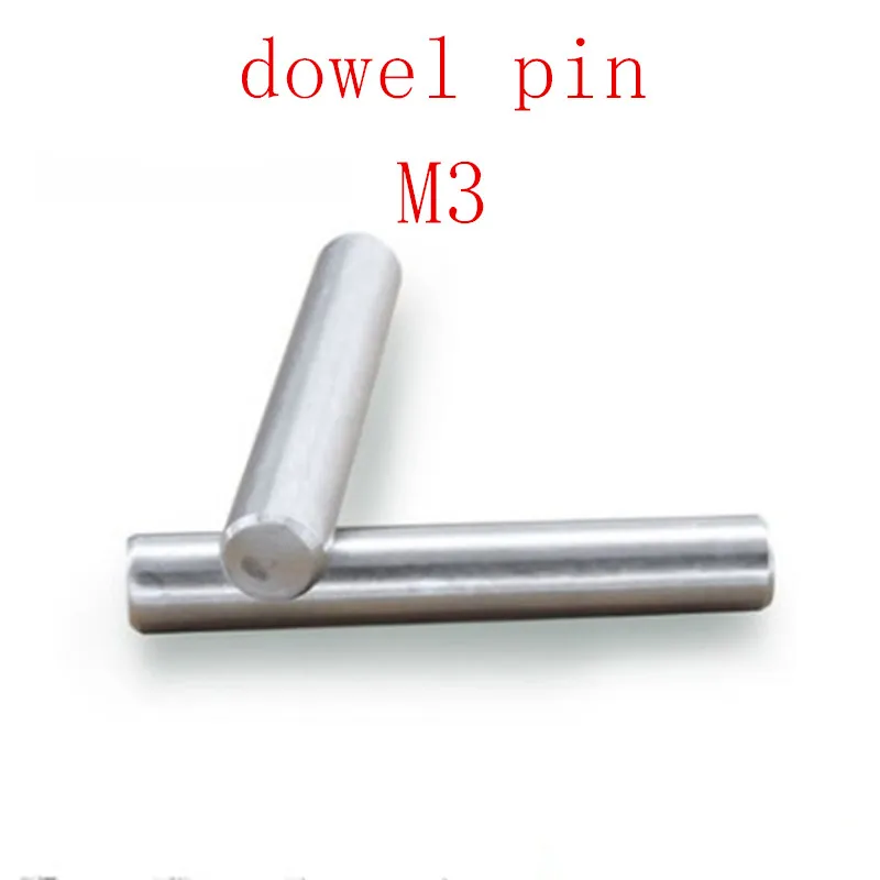 

20pcs M3*4/5/6/8/10/12/14/16/20/22/25/30/35/40/45/50/60 Dowel Pins GB119 304 Stainless Steel Cylindrical Pin Roll Pins