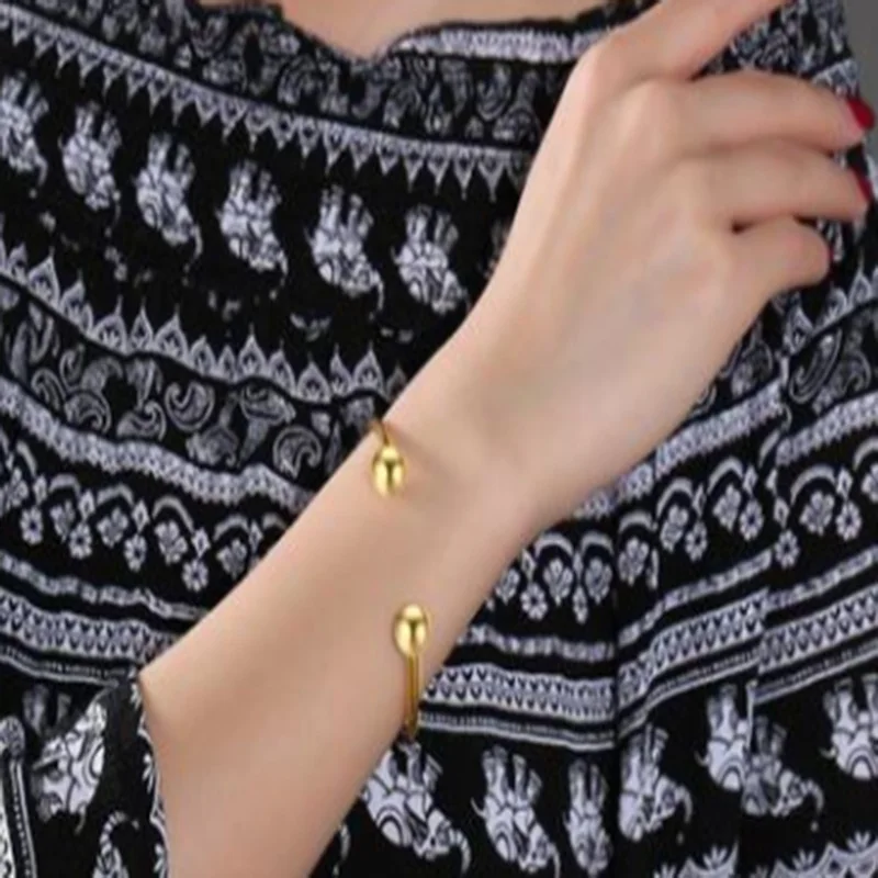 Женский Открытый браслет из нержавеющей стали европейский и американский стиль