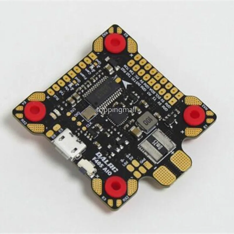Контроллер полета DALRC F405 AIO MCU6000 STM32F405RGT6 со встроенным OSD BEC 9 В/3 А PDB для гоночного