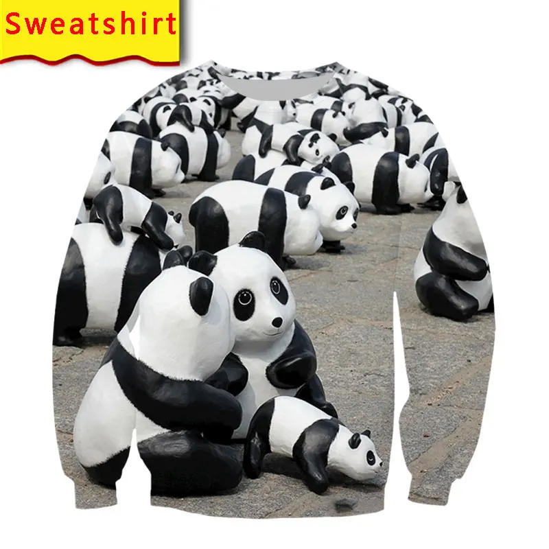 

LIASOSO Original Animal Chinese Panda Hoodies 3d Print Clothes Sweatshirt Hoodies Harajuku Fashion Hoodie Men Lounge Wear