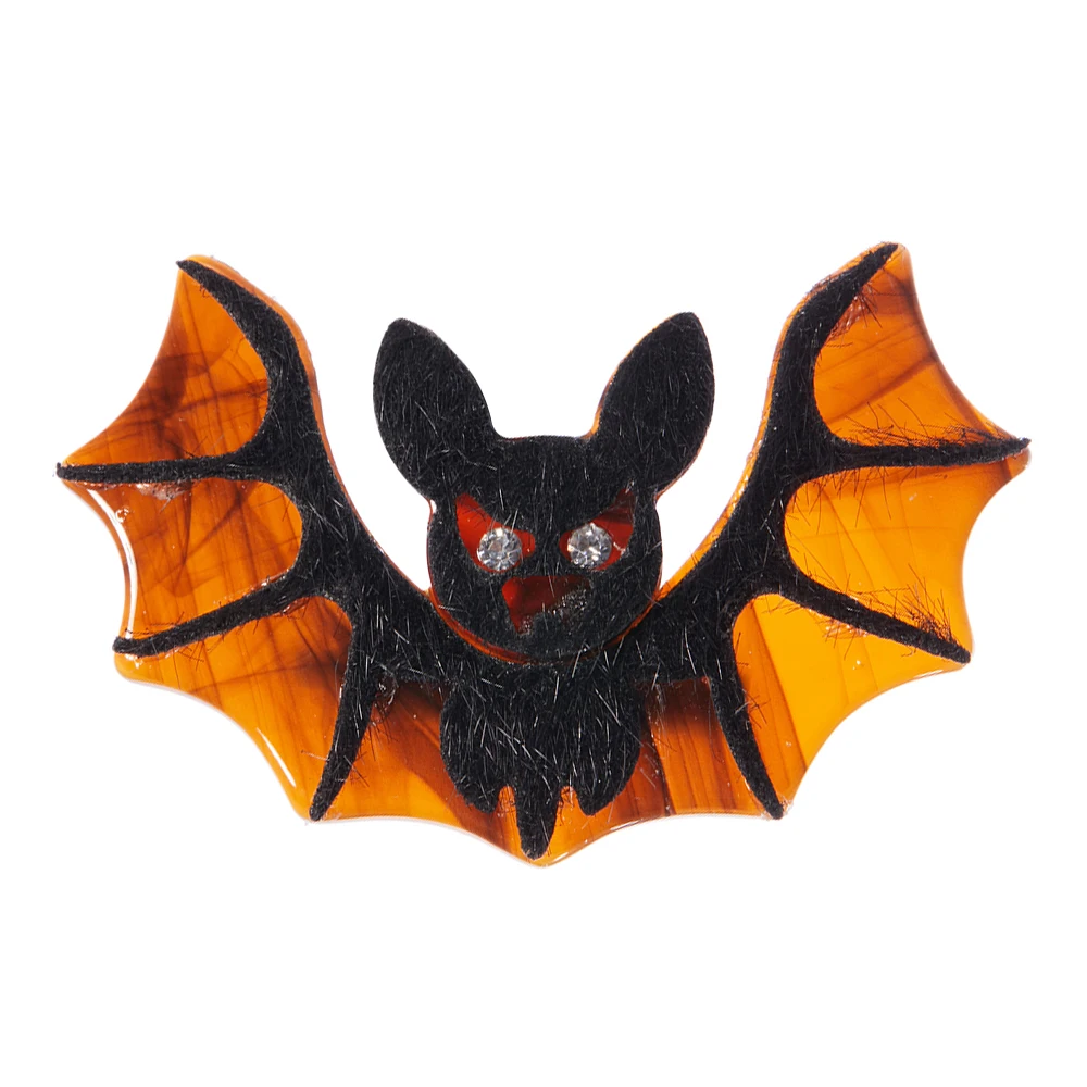 

Handmade Safety Pins Custom Halloween Bat Hedgehog Brooches Bag Lapel Pin Cartoon Animal Badge Jewelry Gift for Kid Friend