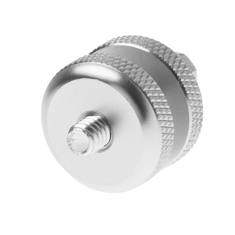 1/4 дюймовый металлический двойной штатив с гайкой Крепление Винт для вспышки